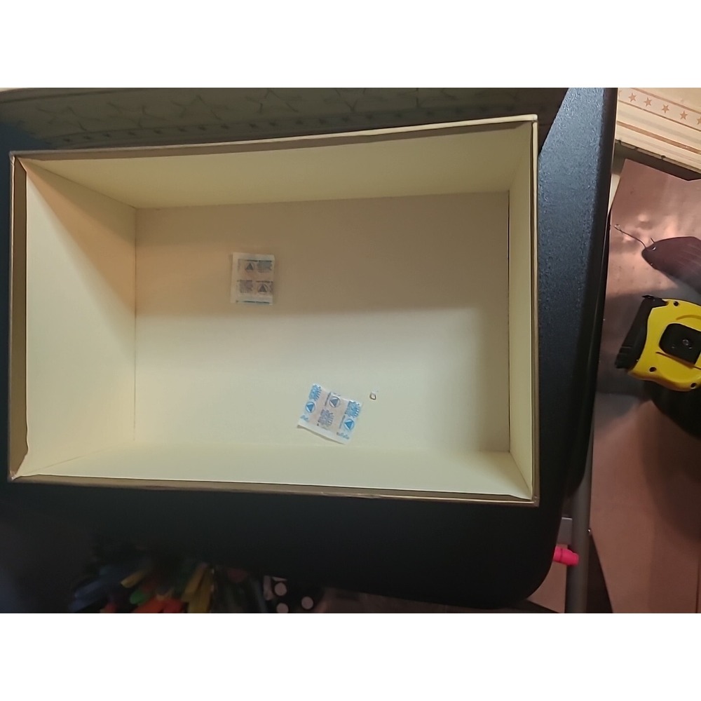 3 Christmas Nesting Gift Boxes Holiday Golden Reindeer stars Storage Gift - Picture 15 of 16